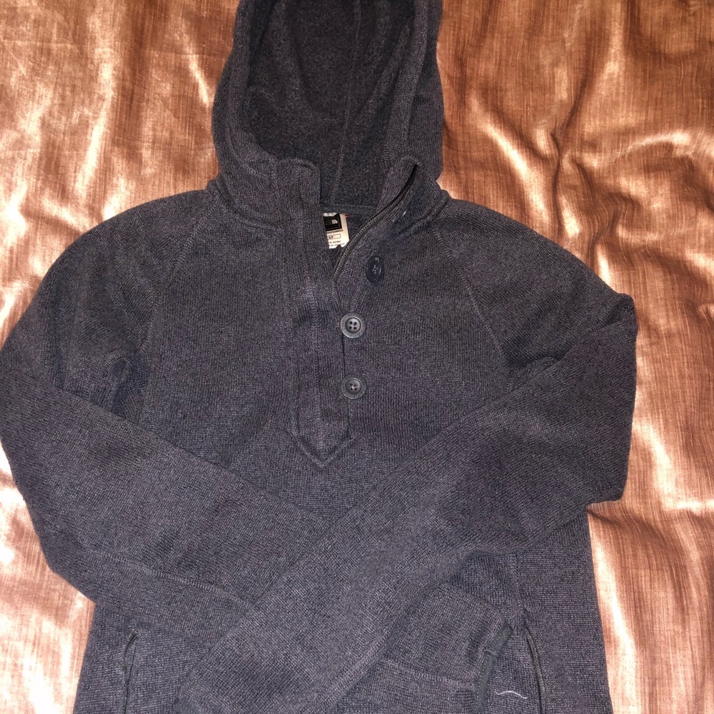 Grey North face Pullover